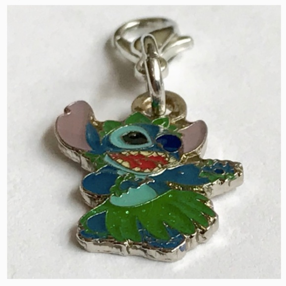 Disney Lilo & Stitch Charm Clip-On RARE Retired Aulani Hawaii Resort Zipper Pull - Picture 7 of 12